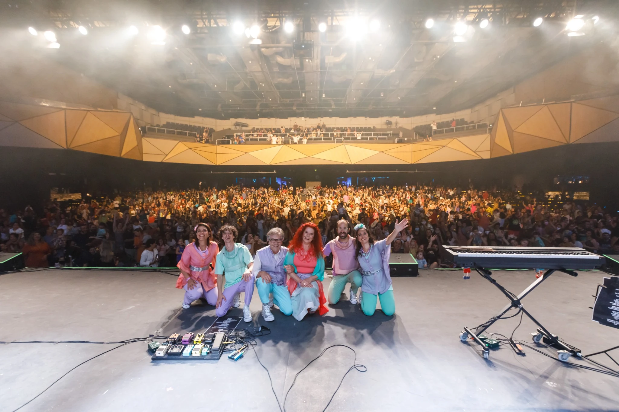 Performance photography during a live show.